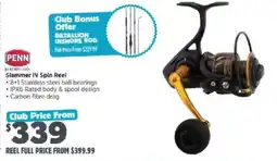 Anaconda Penn Slammer IV Spin Reel offer