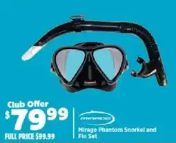 Anaconda Mirage Phantom Snorkel and Fin Set offer