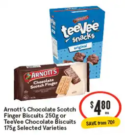 IGA Arnott's Chocolate Scotch Finger Biscuits offer