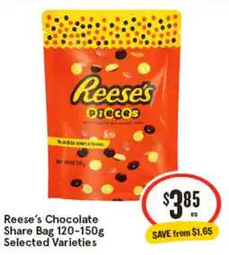 IGA Reese's Chocolate Share Bag Selected Varieties offer
