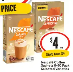 IGA Nescafe Coffee Sachets offer