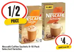 IGA Nescafe Coffee Sachets Selected Varieties offer