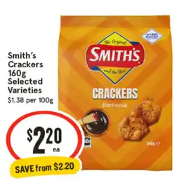 IGA Smith's Crackers Selected Varieties offer