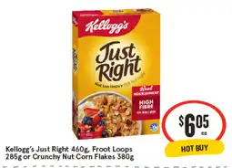 IGA Kellogg's Just Right offer