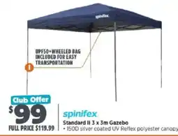 Anaconda spinifex Standard II 3 x 3m Gazebo offer