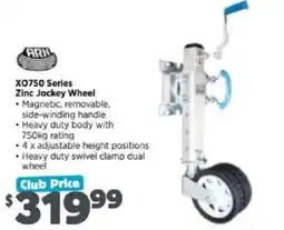 Anaconda Ark XO750 Series Zinc Jockey Wheel offer