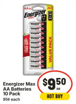 IGA Energizer Max AA Batteries offer