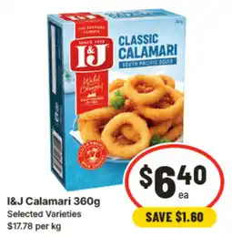 IGA I&J Calamari offer
