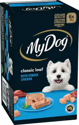 IGA My Dog Wet Dog Food Selected Varieties offer