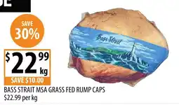 Supabarn Bass Strait MSA Grass Fed Rump Caps offer