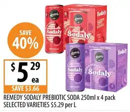 Supabarn Remedy Sodaly Prebiotic Soda offer