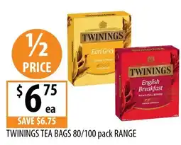 Supabarn Twinings Tea Bags offer