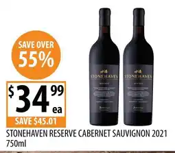 Supabarn Stonehaven Reserve Cabernet Sauvignon offer
