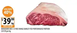 Supabarn Wanderer MB 3-4 Free Range Barley Fed Porterhouse Portion offer