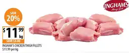 Supabarn Ingham's Chicken Thigh Fillets offer