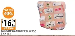 Supabarn Borrowdale Organic Pork Belly Portions offer