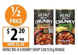 Supabarn Heinz Big N Chunky Soup offer