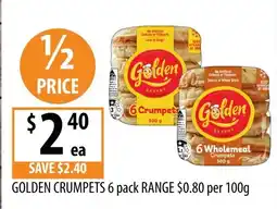 Supabarn Golden Crumpets offer