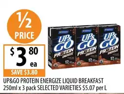 Supabarn UP&GO Protein Energize Liquid Breakfast offer
