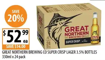 Great Northern Brewing Co Super Crisp Lager