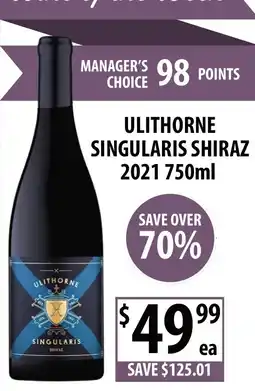 Supabarn Ulithorne Singularis Shiraz offer