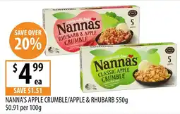 Supabarn Nanna's Apple Crumble offer