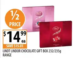 Supabarn Lindt Lindor Chocolate Gift Box offer