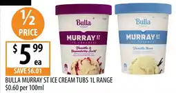 Supabarn Bulla Murray St Ice Cream Tubs offer