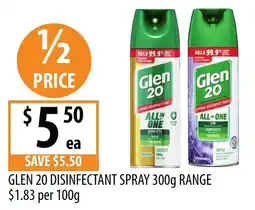 Supabarn Glen 20 Disinfectant Spray offer