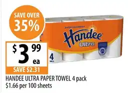Supabarn Handee Ultra Paper Towel offer