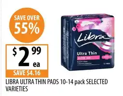 Supabarn Libra Ultra Thin Pads offer