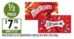 Supabarn Maltesers & Celebrations Chocolate Box offer