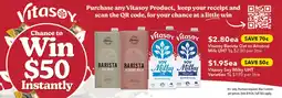 Ritchies Vitasoy Soy Milky UHT Varieties offer