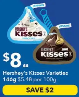 Ritchies Hershey's Kisses Varieties offer