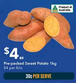 Ritchies Pre-packed Sweet Potato offer