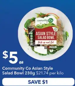 Ritchies Community Co Asian Style Salad Bowl offer