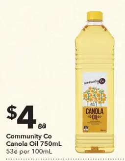 Ritchies Community Co Canola Oil offer