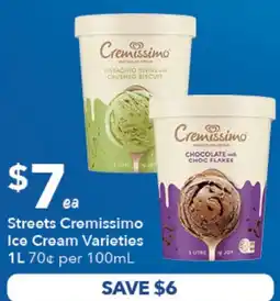 Ritchies Streets Cremissimo Ice Cream Varieties offer