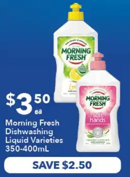Ritchies Morning Fresh Dishwashing Liquid Varieties offer