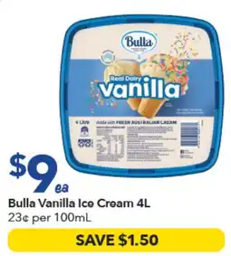 Ritchies Bulla Vanilla Ice Cream offer