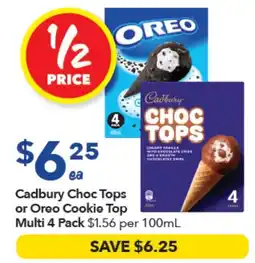 Ritchies Cadbury Choc Tops or Oreo Cookie Top offer