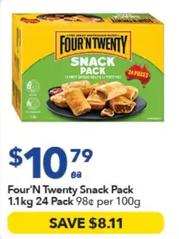 Ritchies Four'n Twenty Snack Pack offer
