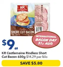 Ritchies KR Castlemaine Rindless Short Cut Bacon offer