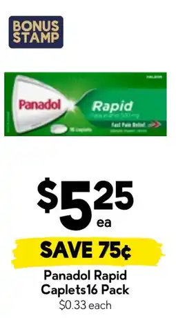 Drakes Panadol Rapid Caplets offer