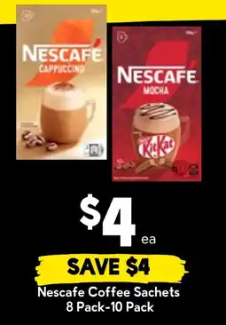 Drakes Nescafe Coffee Sachets offer