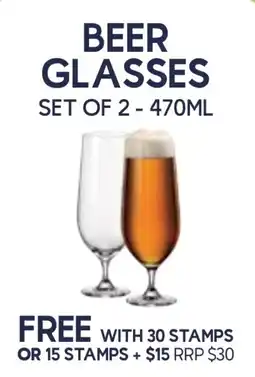 Drakes Beer Glasses offer