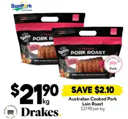 Drakes SunPork Tender Pork Roast offer