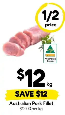 Drakes Australian Pork Fillet offer