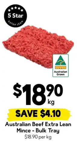 Drakes Australian Beef Extra Lean Mince - Bulk Tray offer