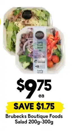 Drakes Brubecks Boutique Foods Salad offer